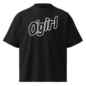 O’girl Unisex organic oversized high neck t-shirt